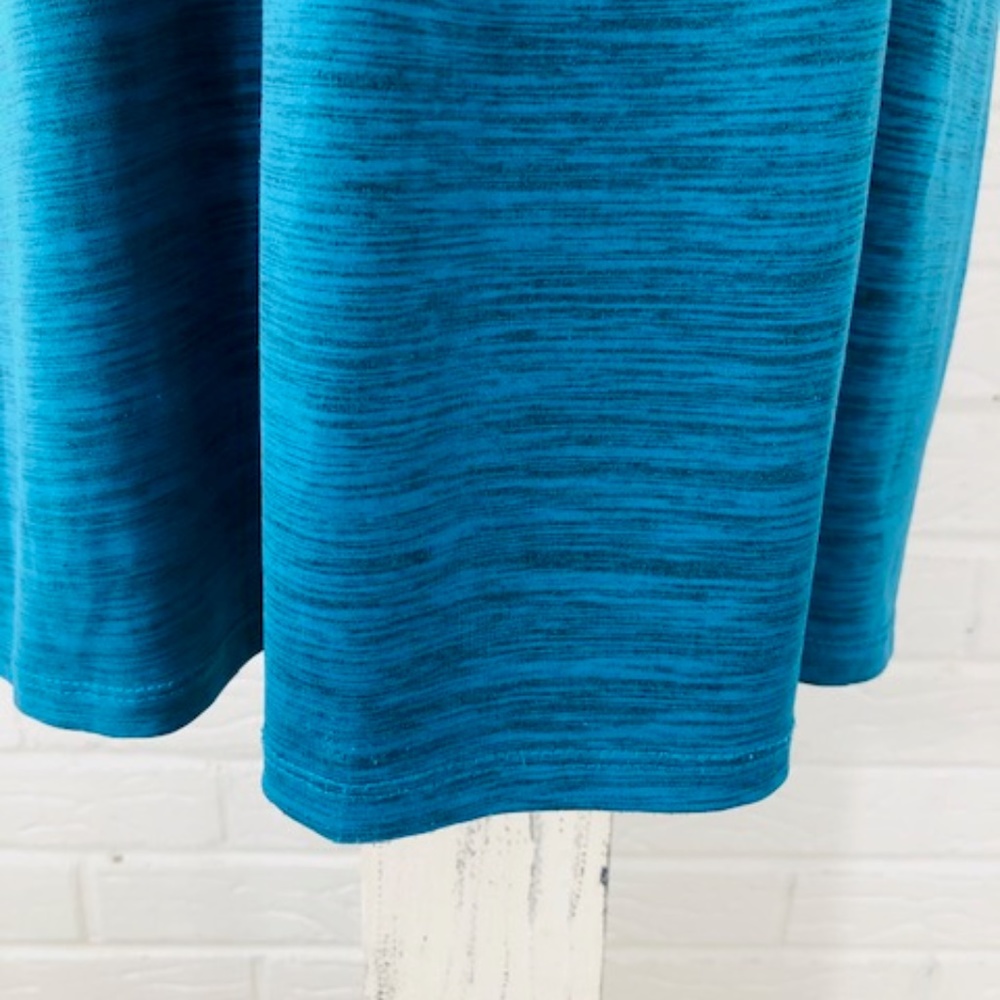 Free 2 Luv Turquoise Ruffle Top, 2X - Picture 4 of 7
